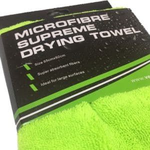 Microfibre Plush Drying Towel Green 55x90cm